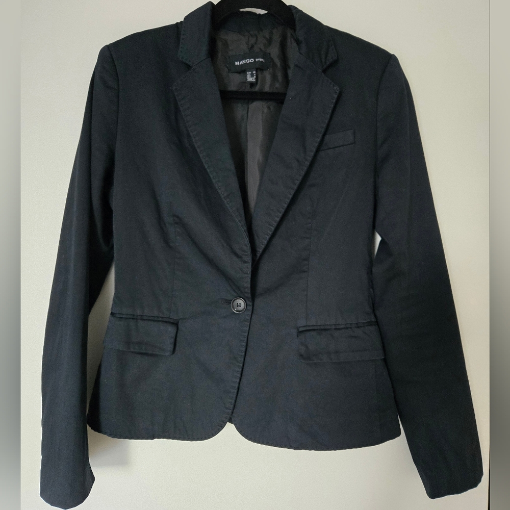 Mango Classic Black Blazer